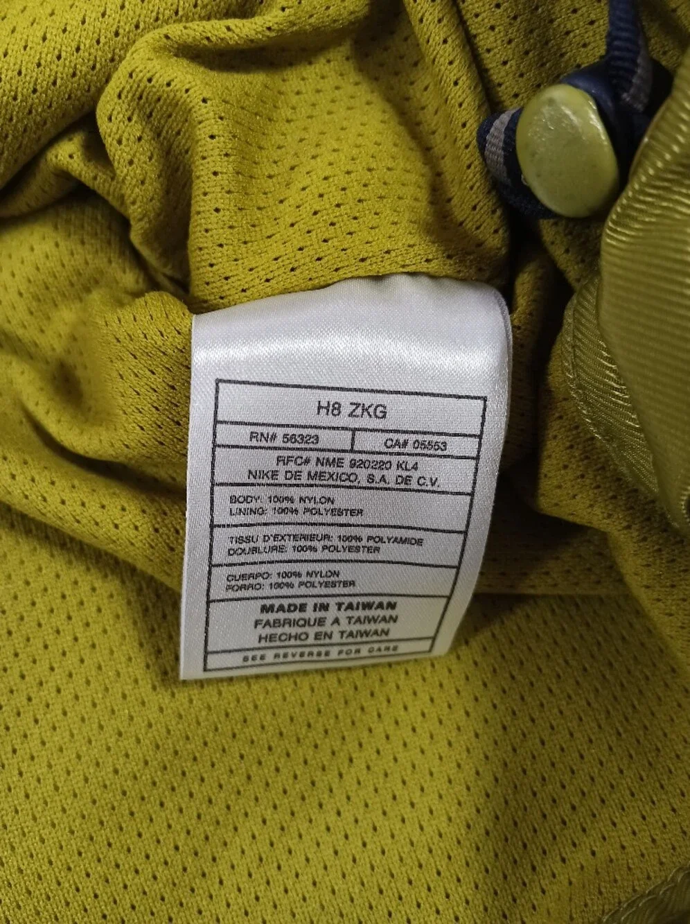 Vintage Nike 90s Anorak Windbreaker Rain Jacket Coat 1/2 Zip Pullover Mens
